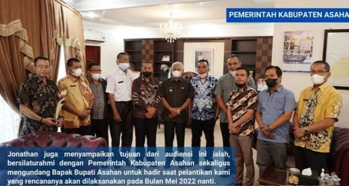 Bupati Asahan Terima Audiensi Pemuda Katolik Kabupaten Asahan