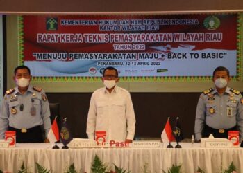 Heni Yuwono Buka Rakernis PAS Kanwil Kemenkumham Riau 2022