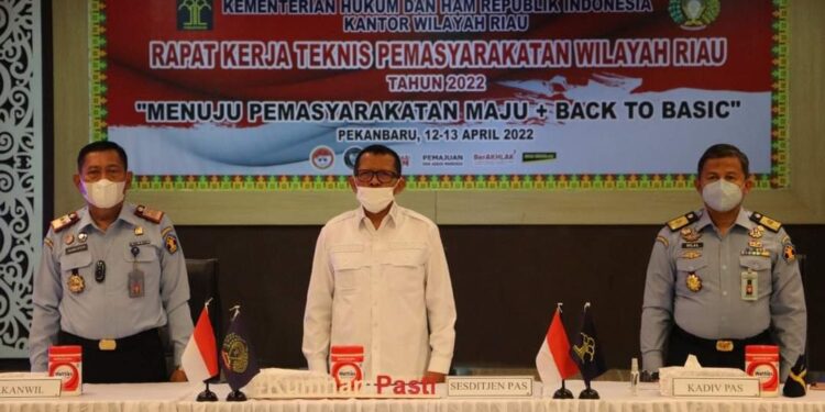 Heni Yuwono Buka Rakernis PAS Kanwil Kemenkumham Riau 2022