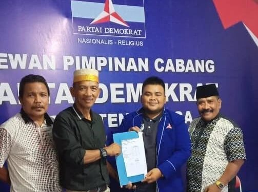 Usmanto Wello, Daftar Menjadi Calon Ketua Partai Demokrat Lingga