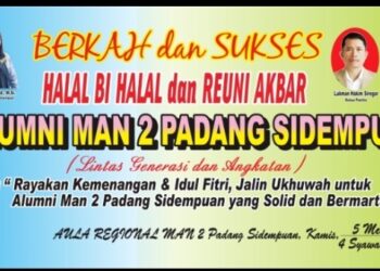 Reuni akbar, Alumni MAN 2 Padang Sidimpuan