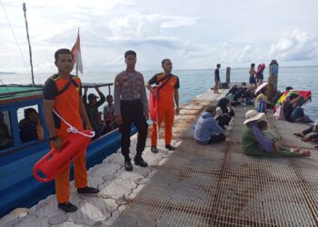 Basarnas dan Polres Natuna Pantau Objek Wisata Pulau Senua