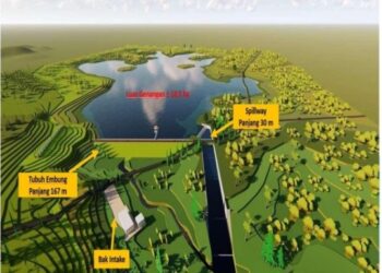 Bupati Natuna Pastikan Embung Sebayar Siap Tahun 2022
