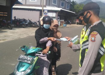 Ciptakan Situasi Kondusif, Polsek Daik Lingga Berikan Himbauan Harkamtibmas