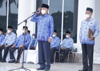 Bupati Asahan Pimpin Upacara HKN Sekaligus Peringati Hardiknas Tahun 2022