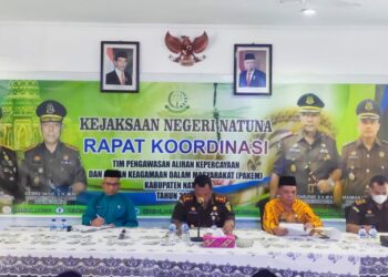 Kejari Natuna Gelar Rapat Koordinasi Tim Aliran Kepercayaan dan Aliran Keagamaan Dalam Masyarakat