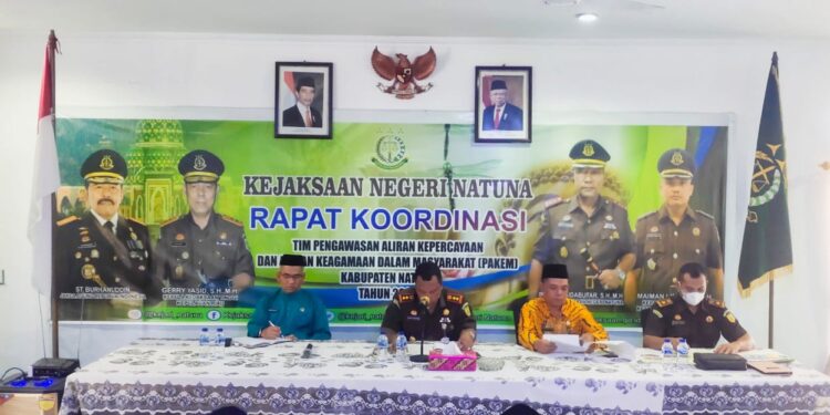 Kejari Natuna Gelar Rapat Koordinasi Tim Aliran Kepercayaan dan Aliran Keagamaan Dalam Masyarakat