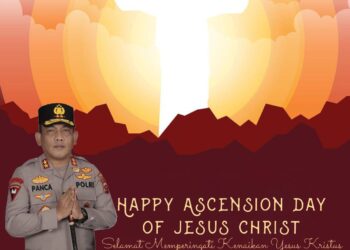 Kapolda Sumut Ucapkan Selamat Memperingati Kenaikan Isa Almasih