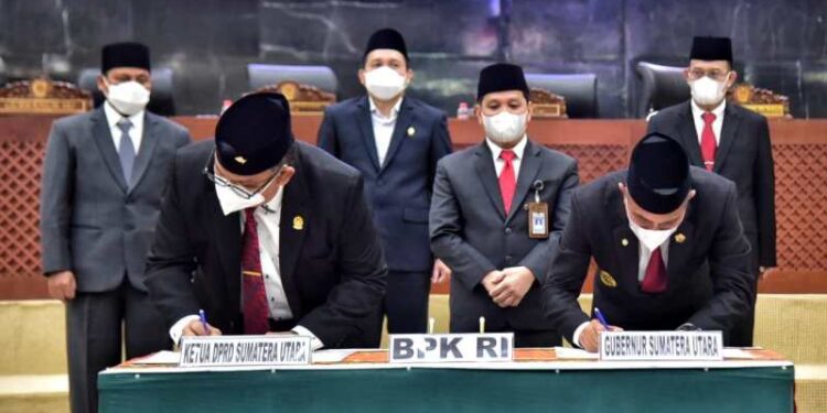 Rapat Paripurna DPRD Sumut Masa Persidangan III Tahun 2021-2022