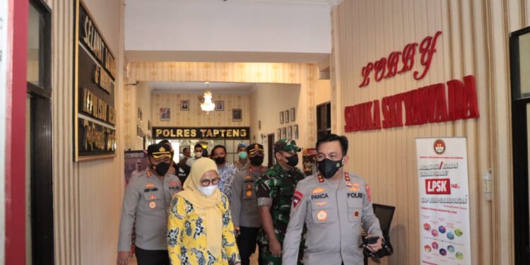 Kapolda Sumut Kunjungi Polres Tapteng Tengah