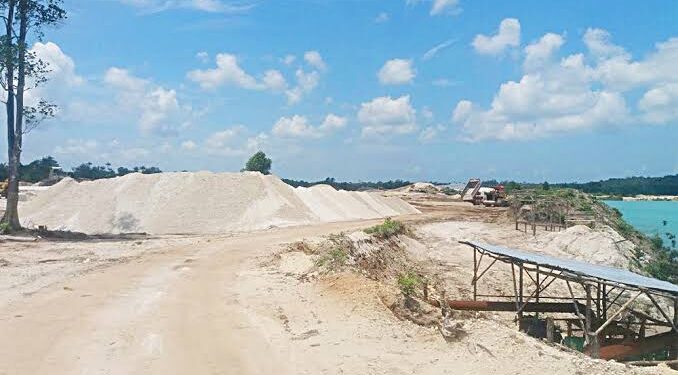 Hingga Pertengahan 2022 Tambang Pasir di Lingga Sumbang 2,5 milyar lebih PAD