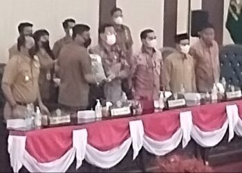 Sidang Paripurna DPRD Medan Penyampaian LPJ Wali Kota Medan APBD TA 2021