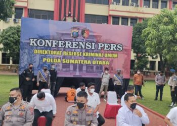 Tim Gabungan Jatanras Polda Sumatera Utara Berhasil Amankan Otak Pelaku dan Eksekutor Pelempar Bus Sartika