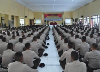 Bintara Remaja SPN Hinai Poldasu Terima Pengarahan dari Satgaswil Sumut Densus 88 AT