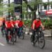 Walikota Medan dan Kapolrestabes Gowes Sekaligus Menyapa Warga