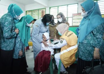 Ketua PKK Kabupaten Asahan Pantau Pelaksanaan BIAN
