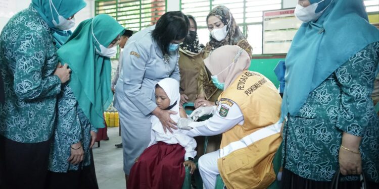 Ketua PKK Kabupaten Asahan Pantau Pelaksanaan BIAN