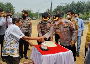 Warga Hibahkan Tanah Untuk Pembangunan Polsek Balai Jaya