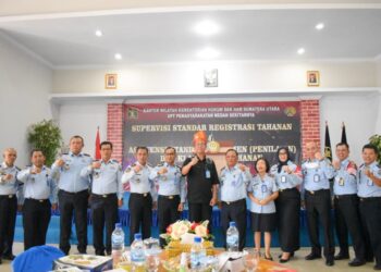 Kunjungi Rutan I Labuhan Deli, Dir Pelayanan Tahanan dan Pengolahan Basan Baran Kemenhumkam RI Berikan Penguatan