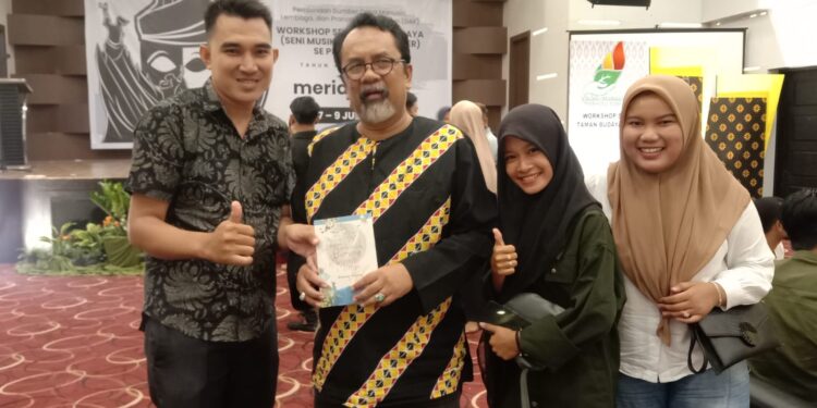 3 Orang Pengurus Lembaga Tepak Sirih Rohil Mengikuti Workshop Seni Taman Budaya Di Pekanbaru