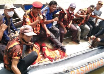 Seorang Pencari Rumbia Warga Desa Ofa Padang Mahondang Hanyut di Sungai Asahan
