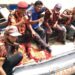 Seorang Pencari Rumbia Warga Desa Ofa Padang Mahondang Hanyut di Sungai Asahan