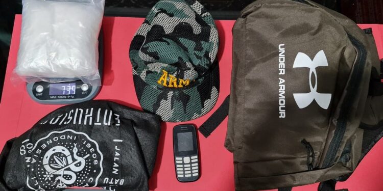 Edarkan Sabu di Ujung Tanjung, Seorang Warga Asal Labuhan Batu di Bekuk Sat Narkoba Polres Rohil