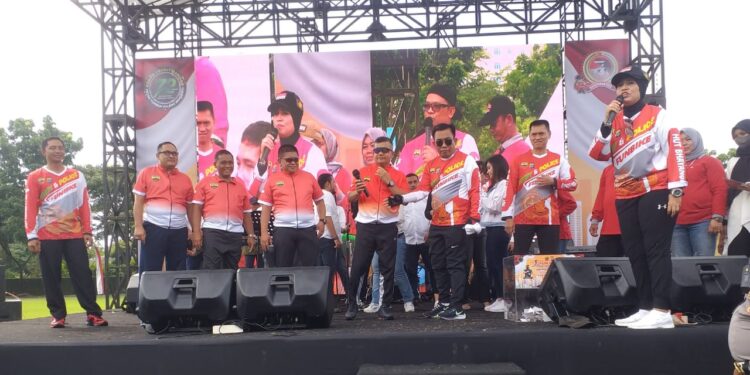 Gelar Sepeda Santai Jelang HUT Kodam ke 72 dan Bhayangkara ke 76