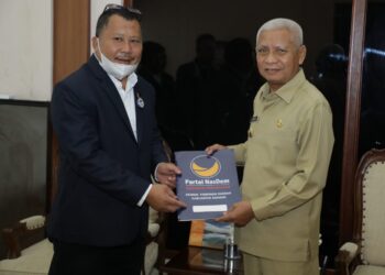 DPD Partai Nasdem Kabupaten Asahan Audiensi Dengan Bupati Asahan