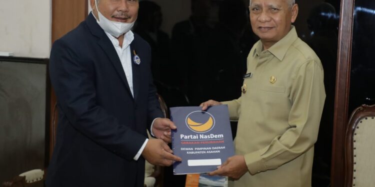 DPD Partai Nasdem Kabupaten Asahan Audiensi Dengan Bupati Asahan
