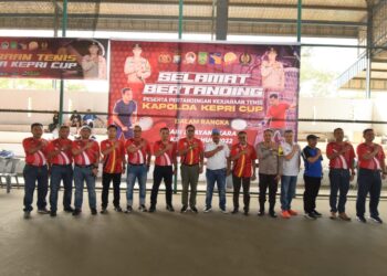 Kejuaran Tenis Kapolda Kepri Cup Resmi Dibuka