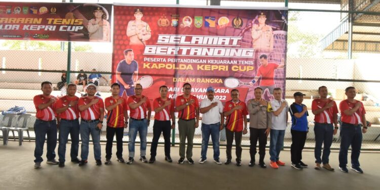 Kejuaran Tenis Kapolda Kepri Cup Resmi Dibuka