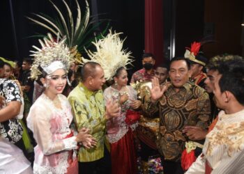 Gubsu dan Kapolda Sumut Motifasi Tim Festival Nusantara Gemilang 2022 Sumut