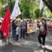 Puluhan Warga Palas Demo di DPRD Sumut
