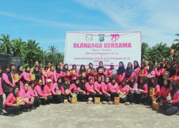 Momen HUT Bhayangkara Ke-76 Polres Padang Lawas. Kapolri, Tetap Semangat Berikan Pelayanan Terbaik Untuk Mayarakat