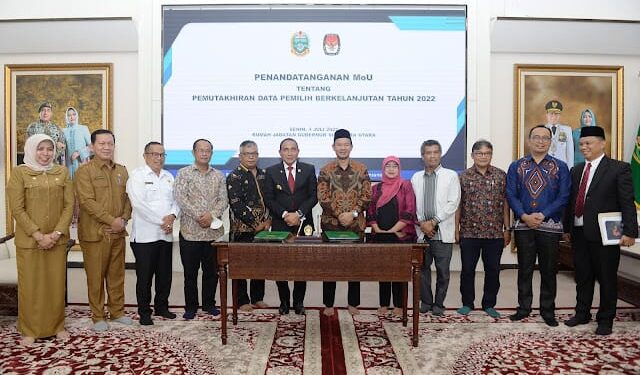 KPU dan Pemprovsu Tandatangani MoU
