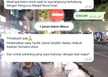 Akun WhatsApp Mengatasnamakan Wakil Bupati Asahan Beredar Luas