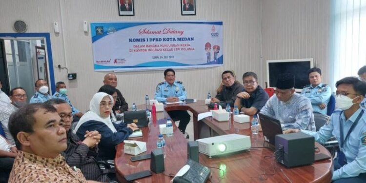 Komisi I DPRD Kota Medan, Roby Barus Bahas Keberadaan Pengungsi dan Tenaga Kerja Asing
