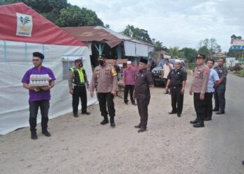Polres Bersama Pemda Palas Cek Pos Jaga Aman Nusa-II Penanganan PMK 2022