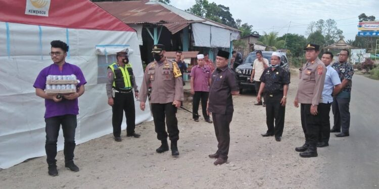 Polres Bersama Pemda Palas Cek Pos Jaga Aman Nusa-II Penanganan PMK 2022