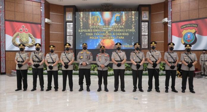Kapolda Sumut Irjen Pol Panca Sertijab Kapolres