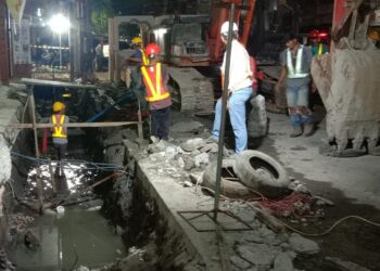 Ketua DPRD Medan Hasyim Tinjau Proyek Drainase Kawasan Jalan Thamrin