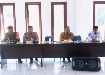 Sambut HUT-RI Ke-77 Jajaran Polres Ikuti Rapat Koordinasi dengan Camat Sosa Julu