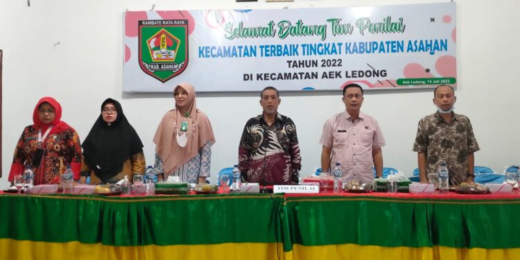 Tim Penilai Kecamatan Terbaik Kunjungi Pemerintahan Kecamatan Aek Ledong