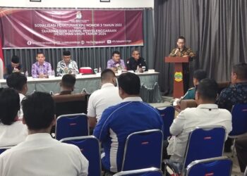 KPU Kabupaten Lingga Sosialisasikan Peraturan KPU Nomor 3 Tahun 2022