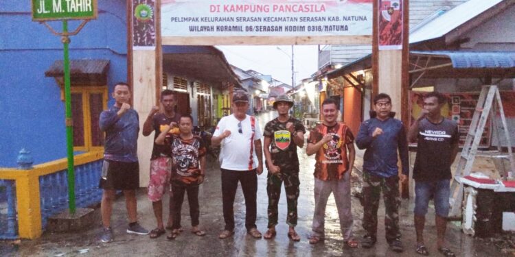 Danramil 06 Serasan Hadirkan Kampung Pancasila