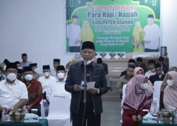 Sambut Kepulangan Jamaah Haji Kabupaten Asahan, Ini Pesan Bupati Asahan