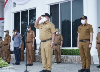 Wakil Bupati Asahan Pimpin Apel Gabungan Awal Agustus
