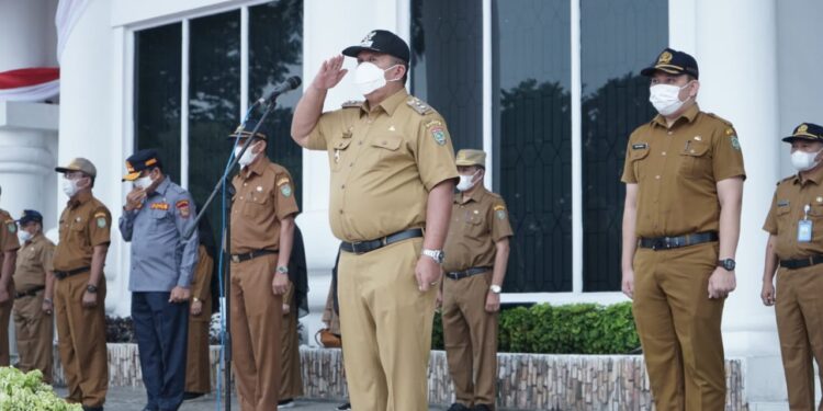 Wakil Bupati Asahan Pimpin Apel Gabungan Awal Agustus