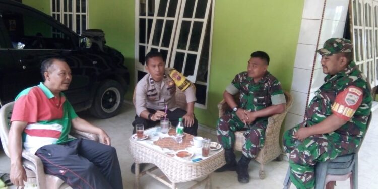 Sambut HUT RI-77, Jajaran Polres Palas Sambangi Warga di Desa Hulim Sosopan
